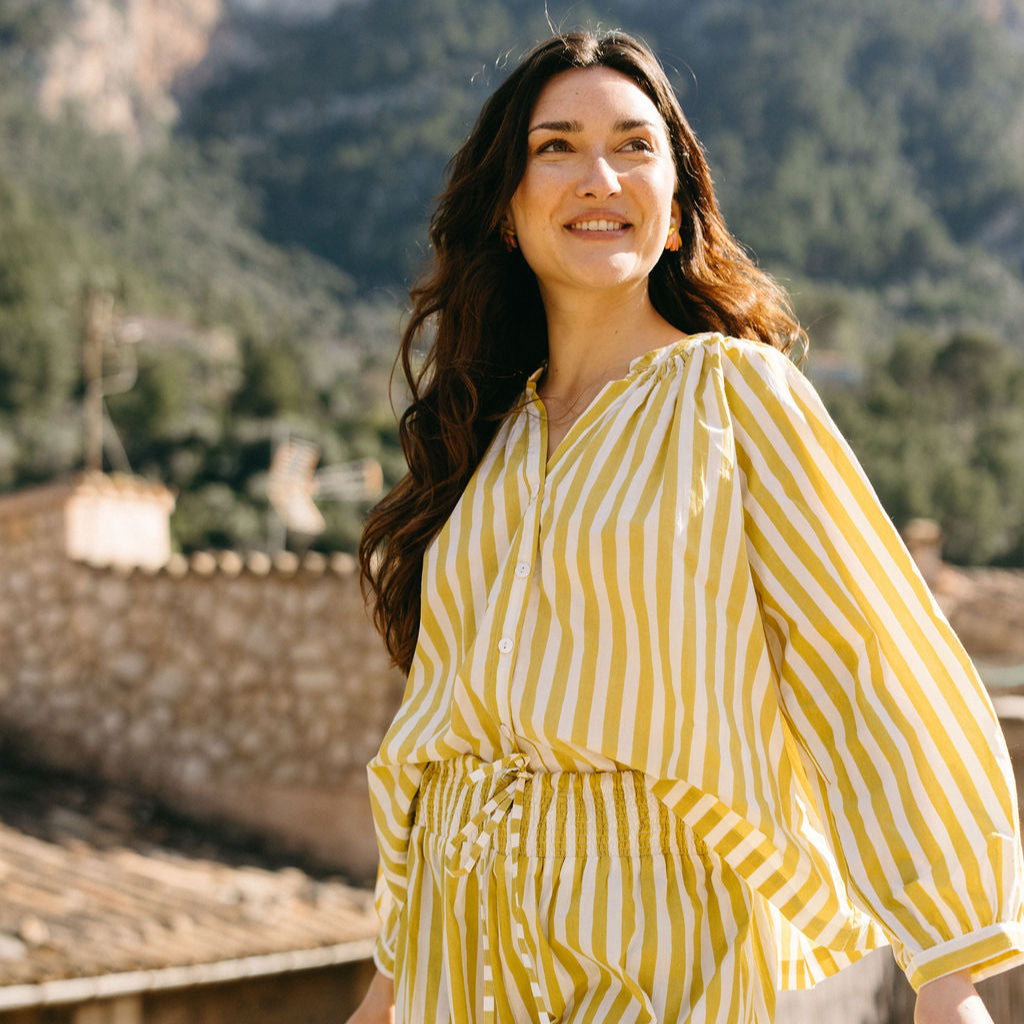 Lucia Top – Ochre Daydreamer