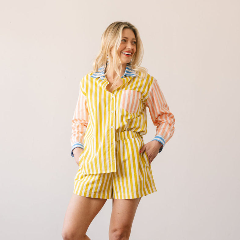 Daydreamer Ochre Bermuda Shorts