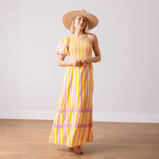 San Pablo Dress – Sunkissed Stripe